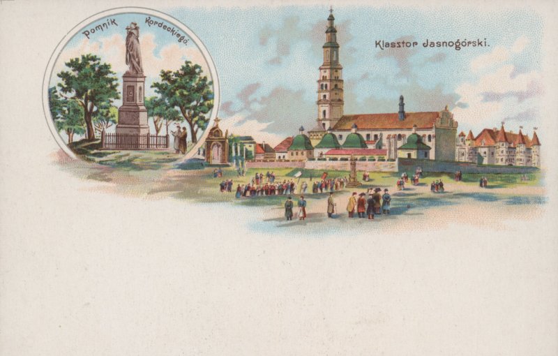 Klasztor i Pomnik Kordeckiego 1910 rok
